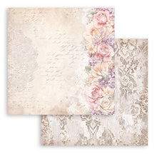 Load image into Gallery viewer, Stamperia - Double-Sided Paper Pad 8"X8" - 10/Pkg - Romance Forever. All you need for scrapbooking! This package contains 10 sheets of 8x8 double-sided cardstock. Available in a variety of designs, each sold separately. Acid Free. Available at Embellish Away located in Bowmanville Ontario Canada.
