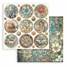 Charger l'image dans la galerie, Stamperia - Double-Sided Paper Pad 8"X8" - 10/Pkg - Sir Vagabond In Fantasy World. The perfect start to your scrapbooks, cards and more! This package contains ten 8x8 inch double-sided sheets with a different design on each side. Available at Embellish Away located in Bowmanville Ontario Canada.
