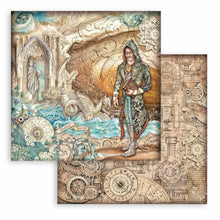 Charger l'image dans la galerie, Stamperia - Double-Sided Paper Pad 8"X8" - 10/Pkg - Sir Vagabond In Fantasy World. The perfect start to your scrapbooks, cards and more! This package contains ten 8x8 inch double-sided sheets with a different design on each side. Available at Embellish Away located in Bowmanville Ontario Canada.
