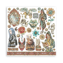 Charger l'image dans la galerie, Stamperia - Double-Sided Paper Pad 8"X8" - 10/Pkg - Sir Vagabond In Fantasy World. The perfect start to your scrapbooks, cards and more! This package contains ten 8x8 inch double-sided sheets with a different design on each side. Available at Embellish Away located in Bowmanville Ontario Canada.
