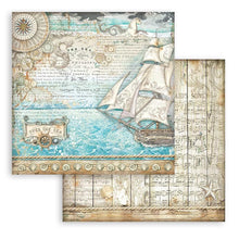 Load image into Gallery viewer, Stamperia - Double-Sided Paper Pad 8"X8" - 10/Pkg - Songs Of The Sea. The perfect start to your scrapbooks, cards and more! This package contains ten 8x8 inch double-sided sheets with a different design on each side. Available at Embellish Away located in Bowmanville Ontario Canada.
