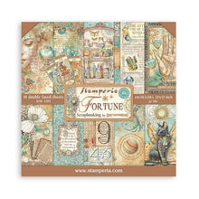 Charger l'image dans la galerie, Stamperia - Double-Sided Paper Pad 12"X12" - 10/Pkg - Fortune. Start your paper craft projects with the perfect papers. Ideal for scrapbook pages, greeting cards and more! Acid free. Package contains ten double-sided 12x12 inch sheets (20 designs total). Available at embellish Away located in Bowmanville Ontario Canada
