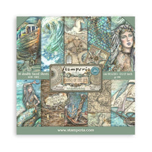Charger l'image dans la galerie, Stamperia - Double-Sided Paper Pad 12"X12" - 10/Pkg - Songs Of The Sea. The perfect addition to your cards, scrapbooks and other paper crafts! This package contains 10 12X12 inch sheets of double-sided paper. Acid free. Available at Embellish Away located in Bowmanville Ontario Canada.
