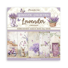 Charger l'image dans la galerie, Stamperia - Double-Sided Paper Pad 8"X8" - 10/Pkg - Lavender, 10 Designs/1 Each.  Available in a variety of designs, each sold separately. Contains ten 8x8 inch sheets of double-sided paper, each with a different design. Acid free. Available at Embellish Away located in Bowmanville Ontario Canada.
