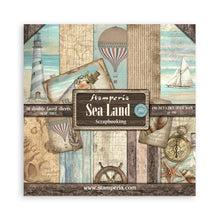 將圖片載入圖庫檢視器 Stamperia - Double-Sided Paper Pad 8"X8" - 10/Pkg - Sea Land. The perfect start to your scrapbooks, cards and more! Available at Embellish Away located in Bowmanville Ontario Canada.
