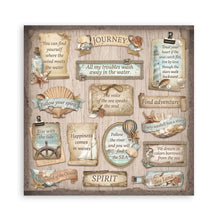 將圖片載入圖庫檢視器 Stamperia - Double-Sided Paper Pad 8"X8" - 10/Pkg - Sea Land. The perfect start to your scrapbooks, cards and more! Available at Embellish Away located in Bowmanville Ontario Canada.
