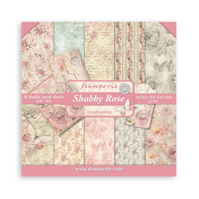 Charger l'image dans la galerie, Stamperia - Double-Sided paper Pad 8"X8" - 10/Pkg - Shabby Rose. The perfect start to cards, scrapbooks, cards and more! This package contains ten 8x8 inch double-sided sheets with a different design on each side. Imported. Available at Embellish Away located in Bowmanville Ontario Canada.

