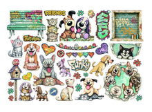 Cargar imagen en el visor de la galería, Stamperia - Ephemera - Furry Friends 2. Available at Embellish Away located in Bowmanville Ontario Canada.
