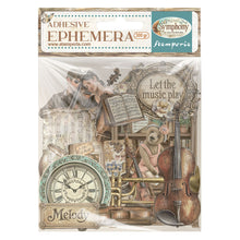 Cargar imagen en el visor de la galería, Stamperia - Ephemera - Symphony. By Sara Alcobendas. Available at Embellish Away located in Bowmanville Ontario Canada.
