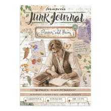 Cargar imagen en el visor de la galería, Stamperia - Junk Journal Backgrounds + Stickers + Cut Outs - Flowers and Poems. Available at Embellish Away located in Bowmanville Ontario Canada.
