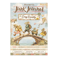 Load image into Gallery viewer, Stamperia - Junk Journal Stickers Cut-outs And Backgrounds - Cozy Family. Available at Embellish Away located in Bowmanville Ontario Canada.
