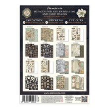 Load image into Gallery viewer, Stamperia - Junk Journal Stickers Cut-outs And Backgrounds - Gardens of Time. Available at Embellish Away located in Bowmanville Ontario Canada.
