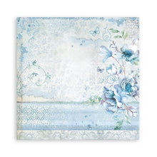 Cargar imagen en el visor de la galería, Stamperia - Polyester Fabric 12"X12" - 4/Pkg - Blue and Roseland. This fabric can be sewn by hand or machine, or used with craft glue. It can be washed by hand in cold water. Ready to use on greeting cards, mixed media, altered art and more. Available at Embellish Away located in Bowmanville Ontario Canada.
