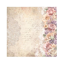 Cargar imagen en el visor de la galería, Stamperia - Polyester Fabric 12"X12" - 4/Pkg - Romance Forever. This fabric can be sewn by hand or machine, or used with craft glue. It can be washed by hand in cold water. Ready to use on greeting cards, mixed media, altered art and more. Available at Embellish Away located in Bowmanville Ontario Canada.
