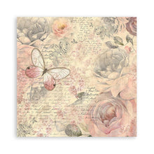 Charger l'image dans la galerie, Stamperia - Polyester Fabric 12"X12" - 4/Pkg - Shabby Rose. This fabric can be sewn by hand or machine, or used with craft glue. It can be washed by hand in cold water. Ready to use on greeting cards, mixed media, altered art and more. Available at Embellish Away located in Bowmanville Ontario Canada.
