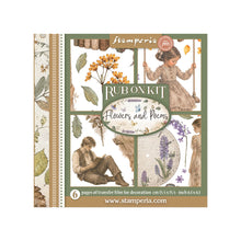 將圖片載入圖庫檢視器 Stamperia - Rub-on Kit - Flowers and Poems. Available at Embellish Away located in Bowmanville Ontario Canada.
