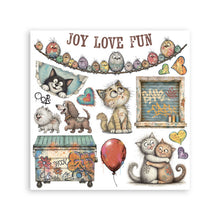 Cargar imagen en el visor de la galería, Stamperia - Rub-on Kit - Furry Friends 2. Available at Embellish Away located in Bowmanville Ontario Canada.
