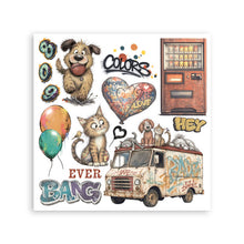 Cargar imagen en el visor de la galería, Stamperia - Rub-on Kit - Furry Friends 2. Available at Embellish Away located in Bowmanville Ontario Canada.
