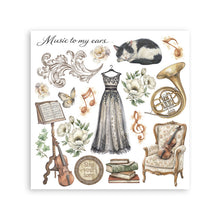 Cargar imagen en el visor de la galería, Stamperia - Rub-on Kit - Symphony. Available at Embellish Away located in Bowmanville Ontario Canada.
