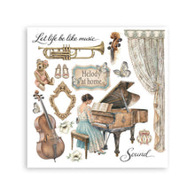 Cargar imagen en el visor de la galería, Stamperia - Rub-on Kit - Symphony. Available at Embellish Away located in Bowmanville Ontario Canada.
