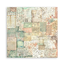 Load image into Gallery viewer, Stamperia - Double-Sided Paper Pad 8"X8" - 22/Pkg - Brocante Antiques. All you need for scrapbooking! This package contains 22 sheets of 8x8 single-sided cardstock. Available in a variety of designs, each sold separately. Acid Free.
