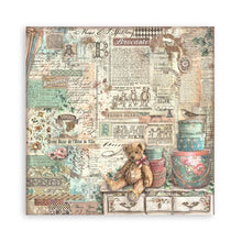 Load image into Gallery viewer, Stamperia - Double-Sided Paper Pad 8"X8" - 22/Pkg - Brocante Antiques. All you need for scrapbooking! This package contains 22 sheets of 8x8 single-sided cardstock. Available in a variety of designs, each sold separately. Acid Free.
