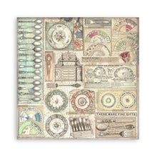 Load image into Gallery viewer, Stamperia - Double-Sided Paper Pad 8"X8" - 22/Pkg - Brocante Antiques. All you need for scrapbooking! This package contains 22 sheets of 8x8 single-sided cardstock. Available in a variety of designs, each sold separately. Acid Free.
