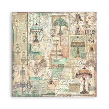 Load image into Gallery viewer, Stamperia - Double-Sided Paper Pad 8"X8" - 22/Pkg - Brocante Antiques. All you need for scrapbooking! This package contains 22 sheets of 8x8 single-sided cardstock. Available in a variety of designs, each sold separately. Acid Free.
