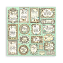 Charger l'image dans la galerie, Stamperia - Single-Sided Paper Pad 8"X8" - 22/Pkg - Fortune. All you need for scrapbooking! This package contains twenty-two 8x8 inch sheets of single-sided paper, each in different designs. Acid free. Available at Embellish Away located in Bowmanville Ontario Canada.
