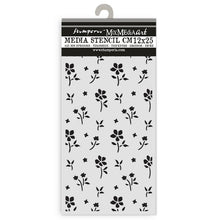 Cargar imagen en el visor de la galería, Stamperia - Thick Stencil - Family - Small Flower Pattern. Size: 12 cm x 25 cm. Available at Embellish Away located in Bowmanville Ontario Canada.
