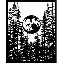 Load image into Gallery viewer, Stamperia - Thick Stencil - Herbarium Silvae - Moon In The Forest. Available at Embellish Away located in Bowmanville Ontario Canada.
