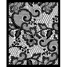 Charger l'image dans la galerie, Stamperia - Thick Stencil - Quiet Days - Floral Lace. Available at Embellish Away located in Bowmanville Ontario Canada.
