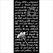 將圖片載入圖庫檢視器 Stamperia - Thick Stencil - Quiet Days - Manuscript. Available at Embellish Away located in Bowmanville Ontario Canada.
