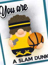 Charger l'image dans la galerie, Taylored Expressions - Die - Little Bits - Basketball. Includes 2 dies. The ball measures 1 3/8 x 1 3/8 in. At Embellish Away in Bowmanville Ontario Canada. Example by brand ambassador.
