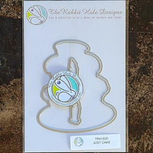 गैलरी व्यूवर में इमेज लोड करें, The Rabbit Hole Designs - Stamp &amp; Die Set - 3x4 - Just Cake. Deeply etched, clear photopolymer stamps for precise placement. Made in the USA. Available at Embellish Away located in Bowmanville Ontario Canada.

