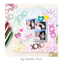 Charger l'image dans la galerie, Therm-O Web - Deco Foil Hot Foil Roll - 5" x 15 ft. - Mint. Available at Embellish Away located in Bowmanville Ontario Canada. Scrapbook layout by Katrina Hunt
