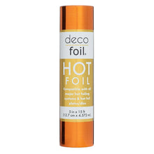 Charger l'image dans la galerie, Therm-O Web - Deco Foil Hot Foil Roll - 5" x 15 ft. - Copper. Available at Embellish Away located in Bowmanville Ontario Canada.

