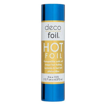 Load image into Gallery viewer, Therm-O Web - Deco Foil Hot Foil Roll - 5" x 15 ft. - Sapphire Blue. Available at Embellish Away located in Bowmanville Ontario Canada.
