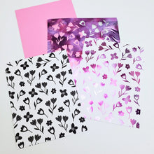 Charger l'image dans la galerie, Therm-O Web - Deco Foil Toner Card Fronts, 4.25" x 5.5" - Fresh Florals (8 Sheets). Available at Embellish Away located in Bowmanville Ontario Canada.
