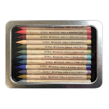 Load image into Gallery viewer, Tim Holtz - Distress Watercolor Pencils 12/Pkg Set 6. These are woodless watercolor pencils formulated to achieve vibrant coloring effects on porous surfaces. Water-reactive pigments are ideal for water coloring, shading, sketching, etc. Available at Embellish Away located in Bowmanville Ontario Canada.
