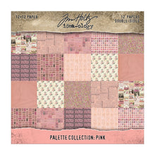 將圖片載入圖庫檢視器 Tim Holtz - Idea-Ology - 12X12 Palette Collection - Pink. Includes 12 double-sided sheets. At Embellish Away in Bowmanville Ontario Canada.
