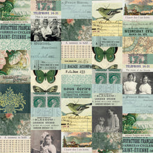 Load image into Gallery viewer, Tim Holtz - Idea-Ology - 12X12 Palette Collection - Teal. Includes 12 double-sided sheets. At Embellish Away in Bowmanville Ontario Canada.
