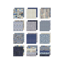 Load image into Gallery viewer, Tim Holtz - Idea-Ology - 8X8 Palette Collection - Indigo. Includes 12 double-sided sheets. At Embellish Away in Bowmanville Ontario Canada.
