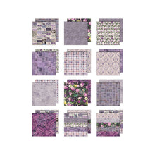 Load image into Gallery viewer, Tim Holtz - Idea-Ology - 8X8 Palette Collection - Purple. Includes 12 double-sided sheets. At Embellish Away in Bowmanville Ontario Canada.
