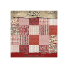 Charger l'image dans la galerie, Tim Holtz - Idea-Ology - 8X8 Palette Collection - Red. Includes 12 double-sided sheets. At Embellish Away in Bowmanville Ontario Canada.
