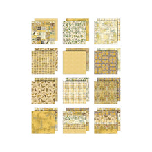 Load image into Gallery viewer, Tim Holtz - Idea-Ology - 8X8 Palette Collection - Yellow. Includes 12 double-sided sheets. At Embellish Away in Bowmanville Ontario Canada.
