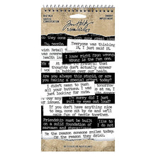 Charger l'image dans la galerie, Tim Holtz - Idea-Ology - Spiral Bound Sticker Book 4.5X8.5 - Big Talk Snarky - TEMPORARY PRE ORDER

