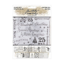 Cargar imagen en el visor de la galería, Tim Holtz - Idea-ology - Collage Paper - Christmas - 30 Sheets. Available at Embellish Away located in Bowmanville Ontario Canada.
