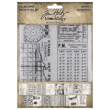 Charger l'image dans la galerie, Tim Holtz - Idea-ology - Collage Paper Archives - 30 Pieces. Discover Tim Holtz Collage Paper Archives. These semi-transparent decoupage papers feature vintage decorative designs ideal for canvas, furniture, junk journals, and mixed media. Available at Embellish Away located in Bowmanville Ontario Canada.
