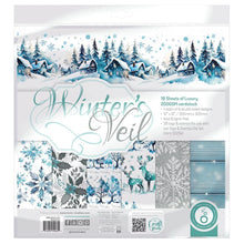 Load image into Gallery viewer, Tonic Studios - Art Pad 12"x12" - Winter's Veil. Introducing the Winter's Veil collection, featuring outstanding products and imagery that beautifully capture the essence of a winter's night. Available at Embellish Away located in Bowmanville Ontario Canada.
